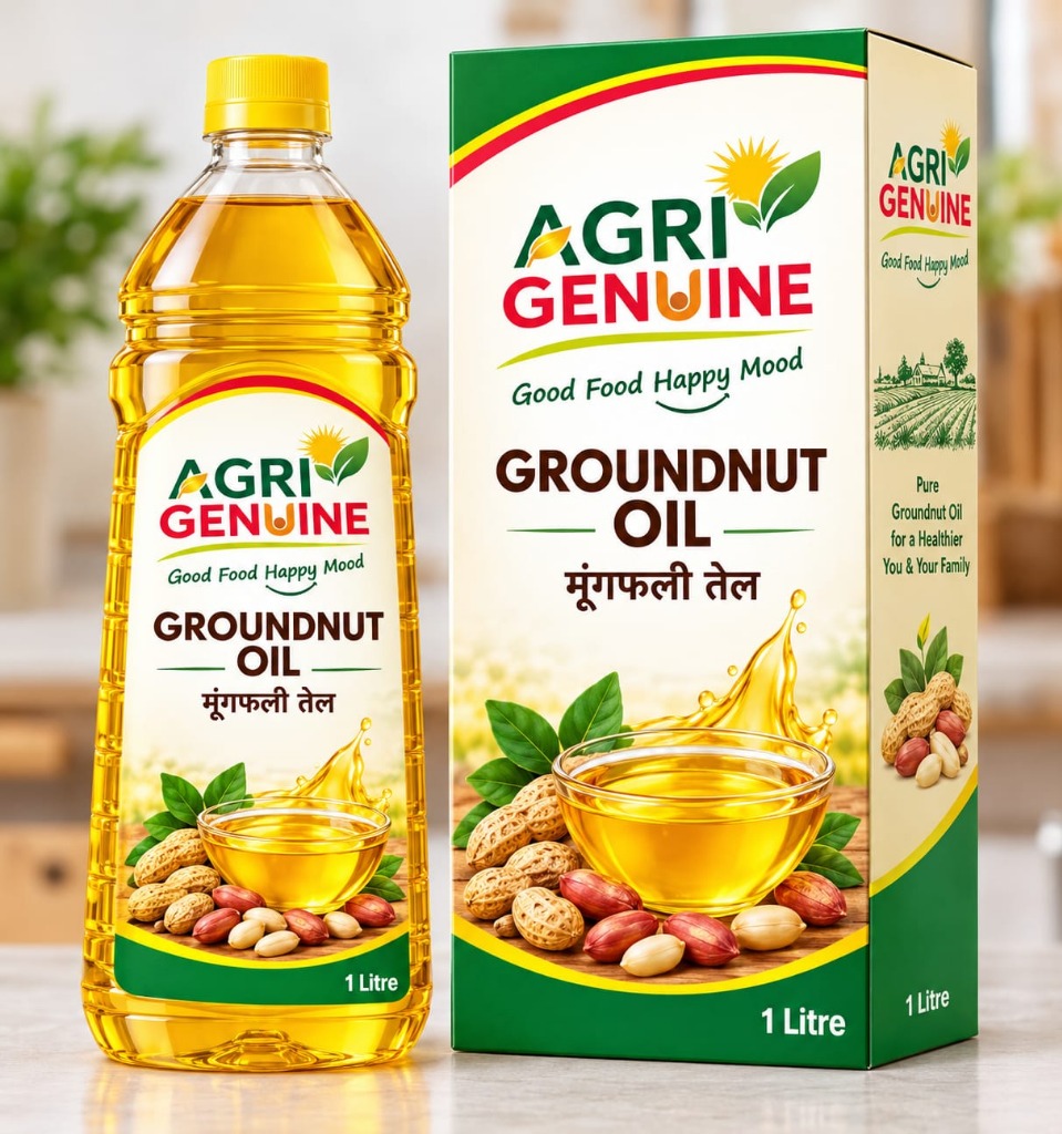 Agri Genuine Packaging Box and Bottle Presentation